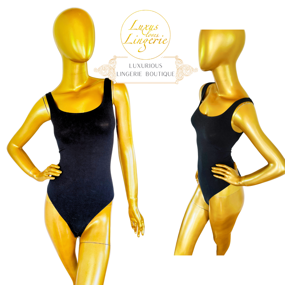 Orlando String Body by Wolford Black Classic Turtleneck Body