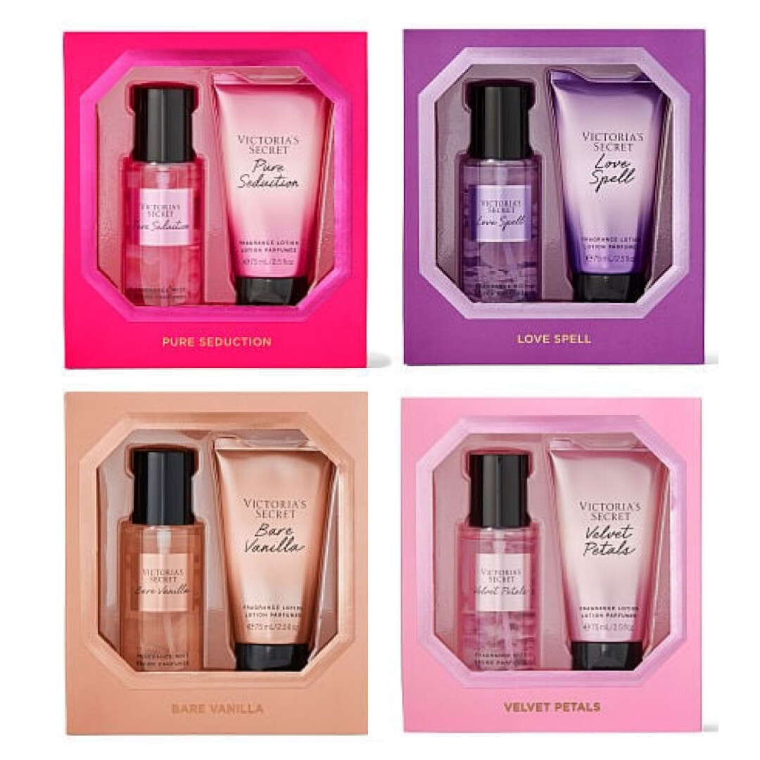VICTORIAS SECRET 2 PIECE GIFT SET FRAGRANCE MIST AND LOTION