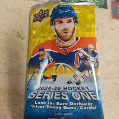 Lot Of Series 1 2024-25 Inserts And 2 Young Guns Hockey Cards Upper Deck.