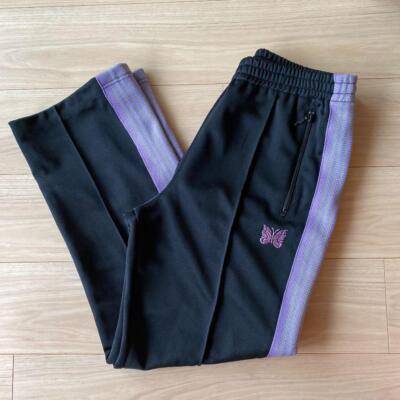 パンツ NEEDLES TRACK PANT DAMASK SIZE M Needles Purple Glitter Narrow Track Pants | eBay