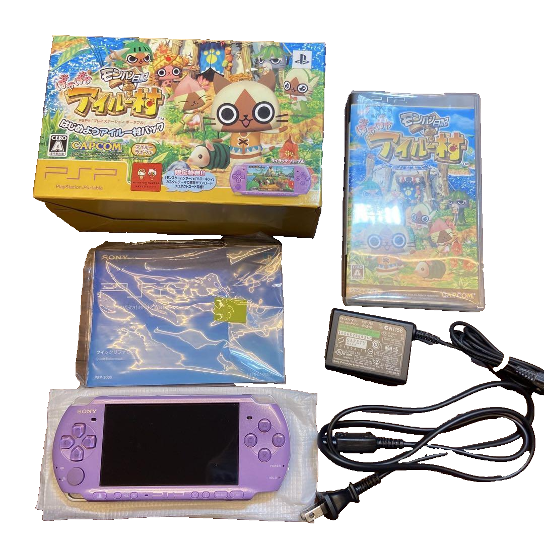 Sony Playstation Portable PSP 3000 Lilac Purple Console