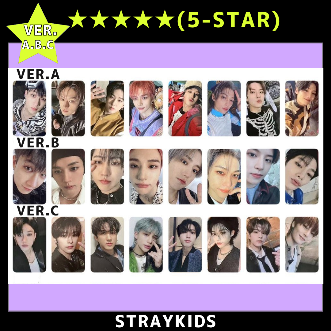 Stray Kids スキズ　5-STAR 3形態　セット　トレカ　美品 Stray Kids 5 STAR Photo card 3rd Album POB | eBay