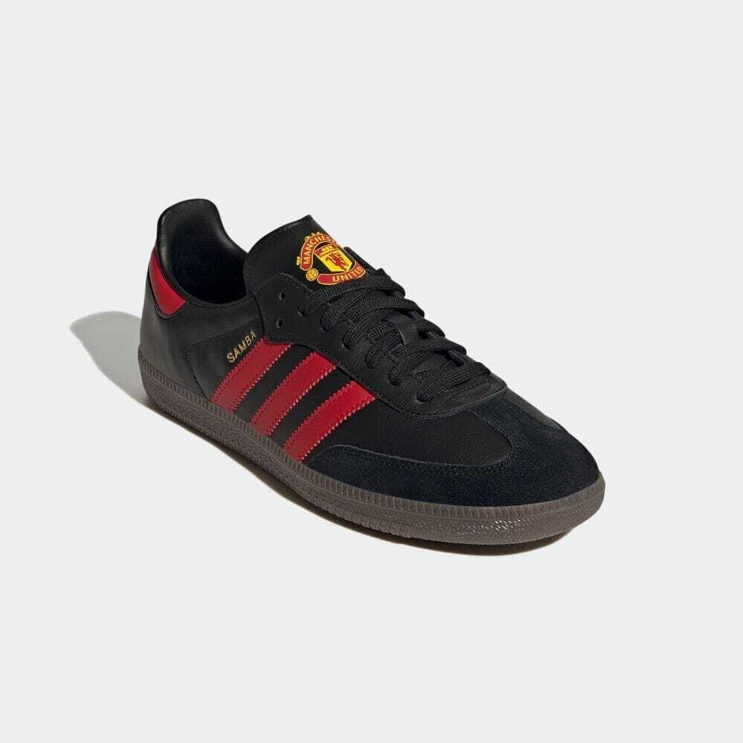 靴 adidas Samba Team Manchester United 27.5 adidas Manchester United x Samba Team Black Real Red for