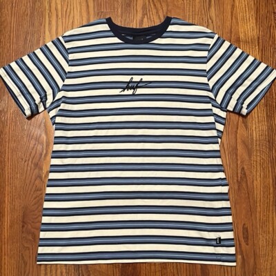 HUF Stripped T Shirt Size M