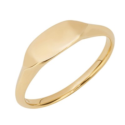 Navette Donut Ring Schlicht