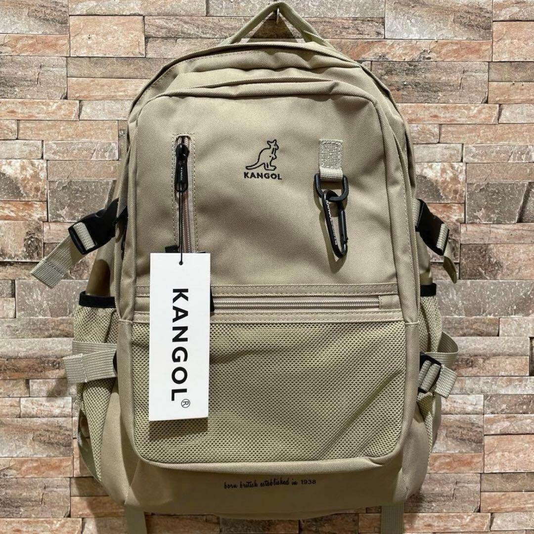 Kangol Side Belt BIG Pocket Backpack off KGSA-BG0197 color