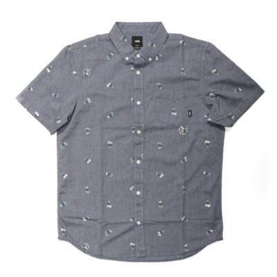 

Рубашка Vans Houser с короткими рукавами на пуговицах (Dress Blues Dual Palm Ditsy)