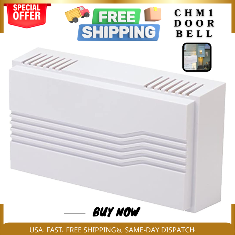 Newhouse Hardware CHM1 Door Bell Chime, White