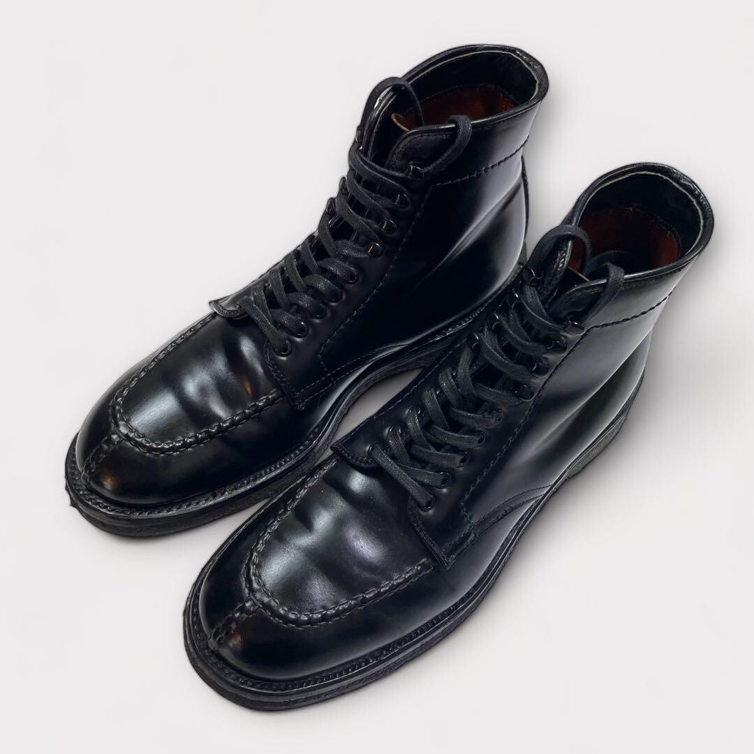 靴 ALDEN / 4545H CORDOVAN TANKER BOOTS Alden Shoes Shell Cordovan 4545H Tanker Boots Black US 6 B/D