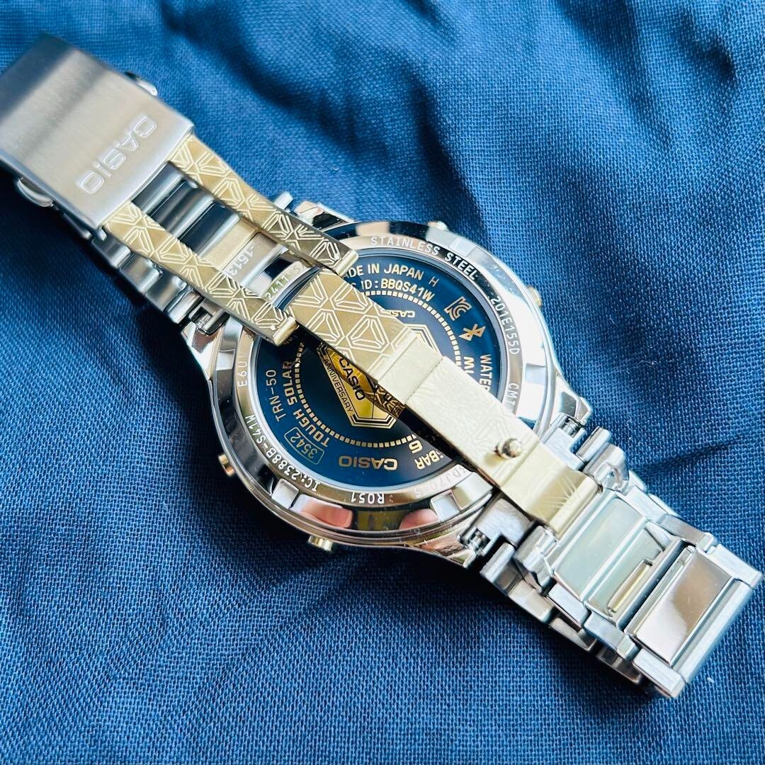 Pre-owned Casio Trn-50ss-2ajr Watch 50th Anniversary Tron Quartz Men's Watch Box Jpn