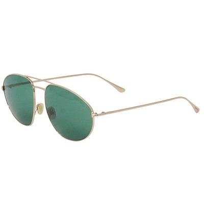 Pre-owned Tom Ford Cobra Ft0796 28n Gold Sunglasses