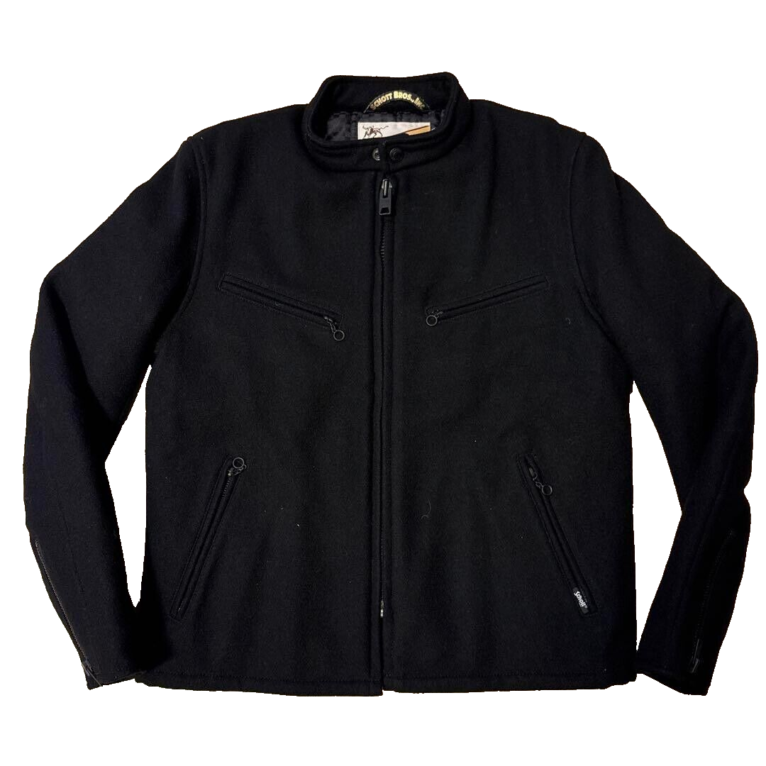Schott NEIGHBORHOOD Wool Single Riders Jacket Blouson Men Size 36