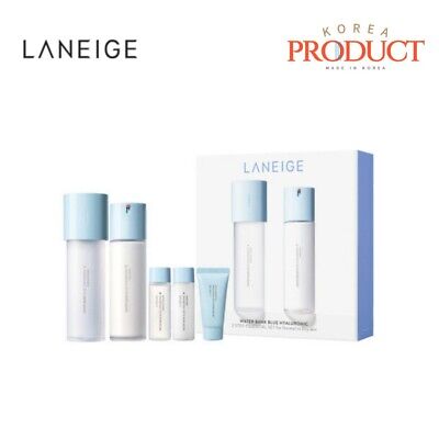 LANEIGE Water Bank Blue Hyaluronic Essence Toner 160ml + Emulsion 120ml Set Hyal
