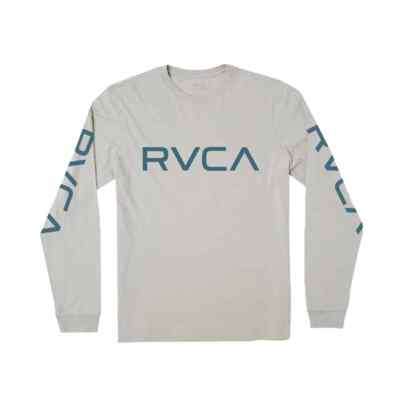 

Футболка с длинным рукавом RVCA Big RVCA (железная) с графическим рисунком, Iron