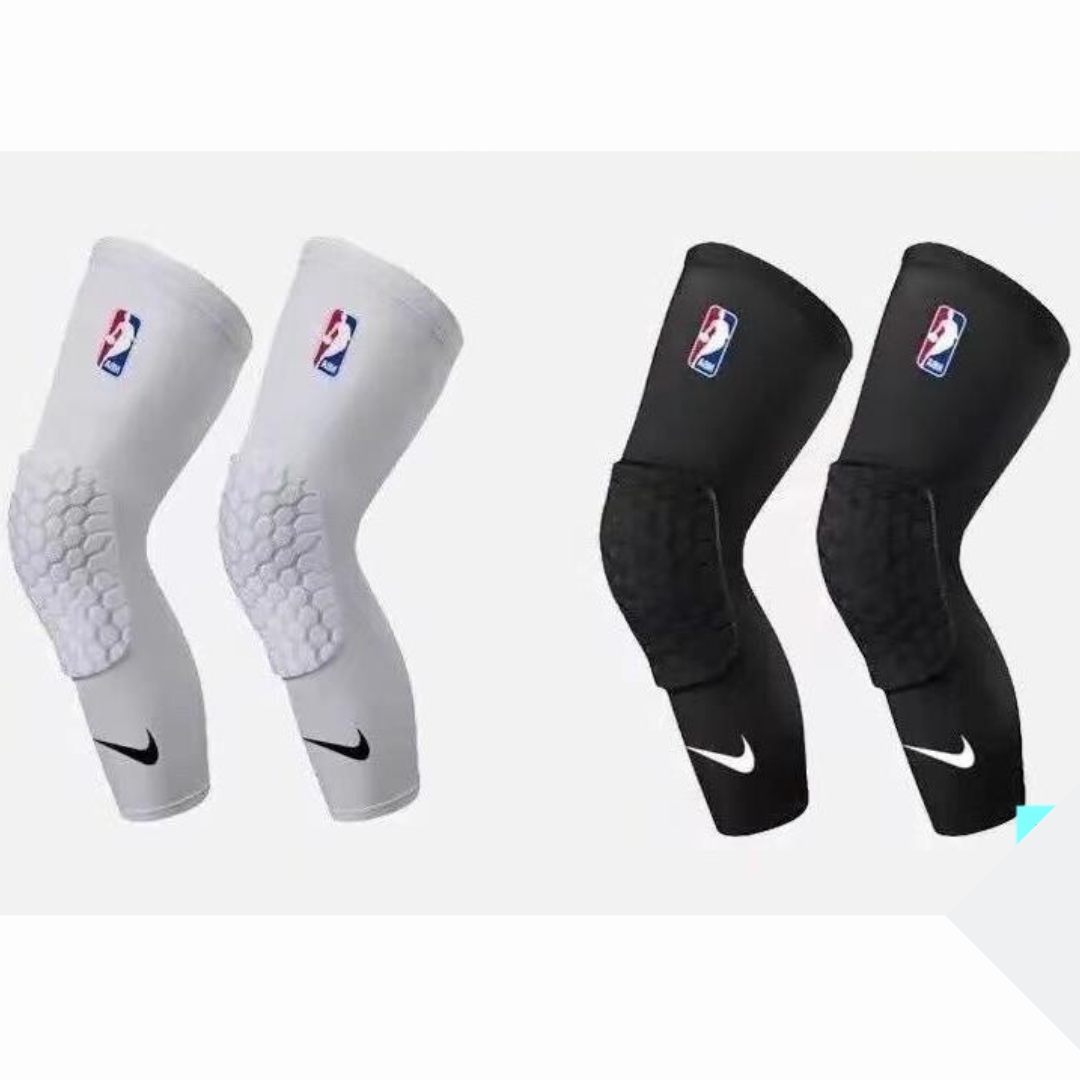 Pro NBA Basketball Compression Padded Knee Sleeves Pair Pricetronic