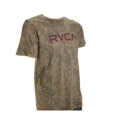 

Футболка RVCA Big RVCA Wash с коротким рукавом (коричневая Shock Wash), Brown shock wash