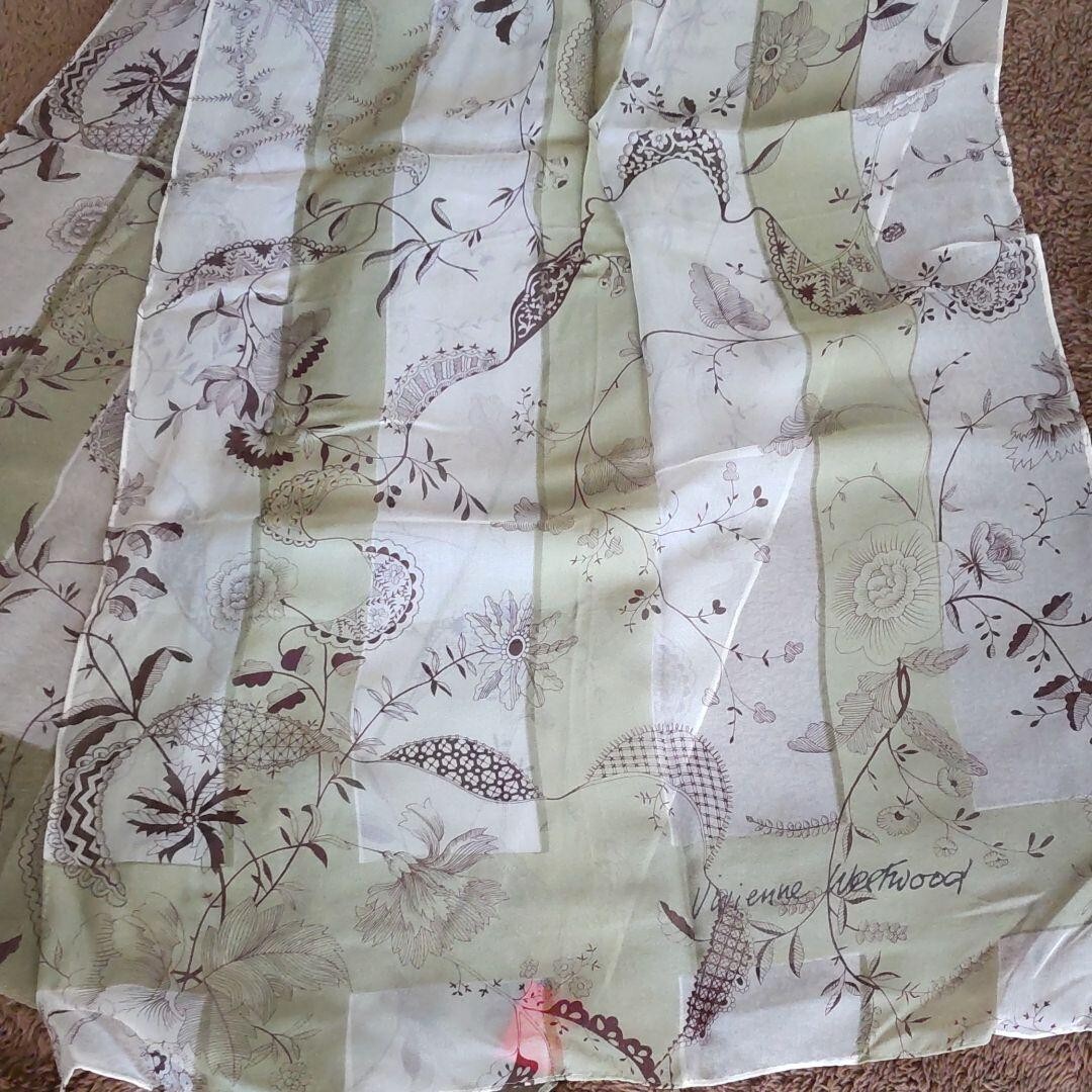 Vivienne Westwood 花柄カチューチャ Vivienne Westwood scarf floral pattern about 42 x 158 cm