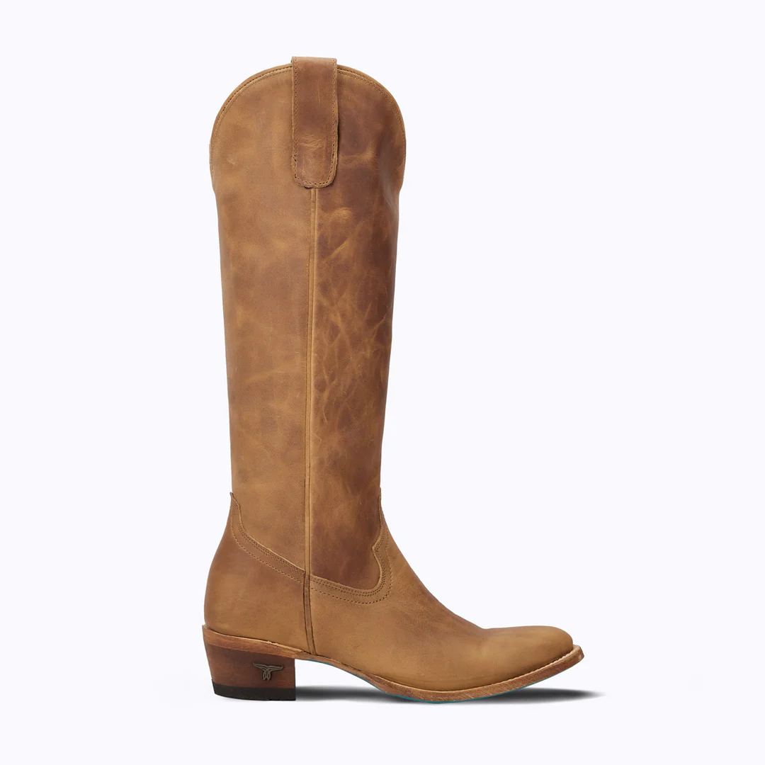 Pre-owned Lane Ladies Plain Jane Desert Clay Boots Lb0546f