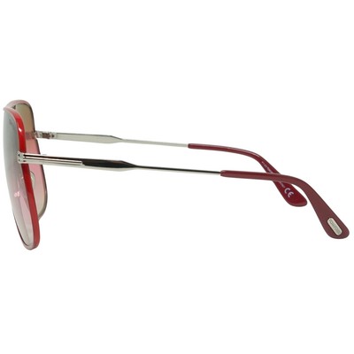 Pre-owned Tom Ford Ft0841 16f Brady Silver Sunglasses