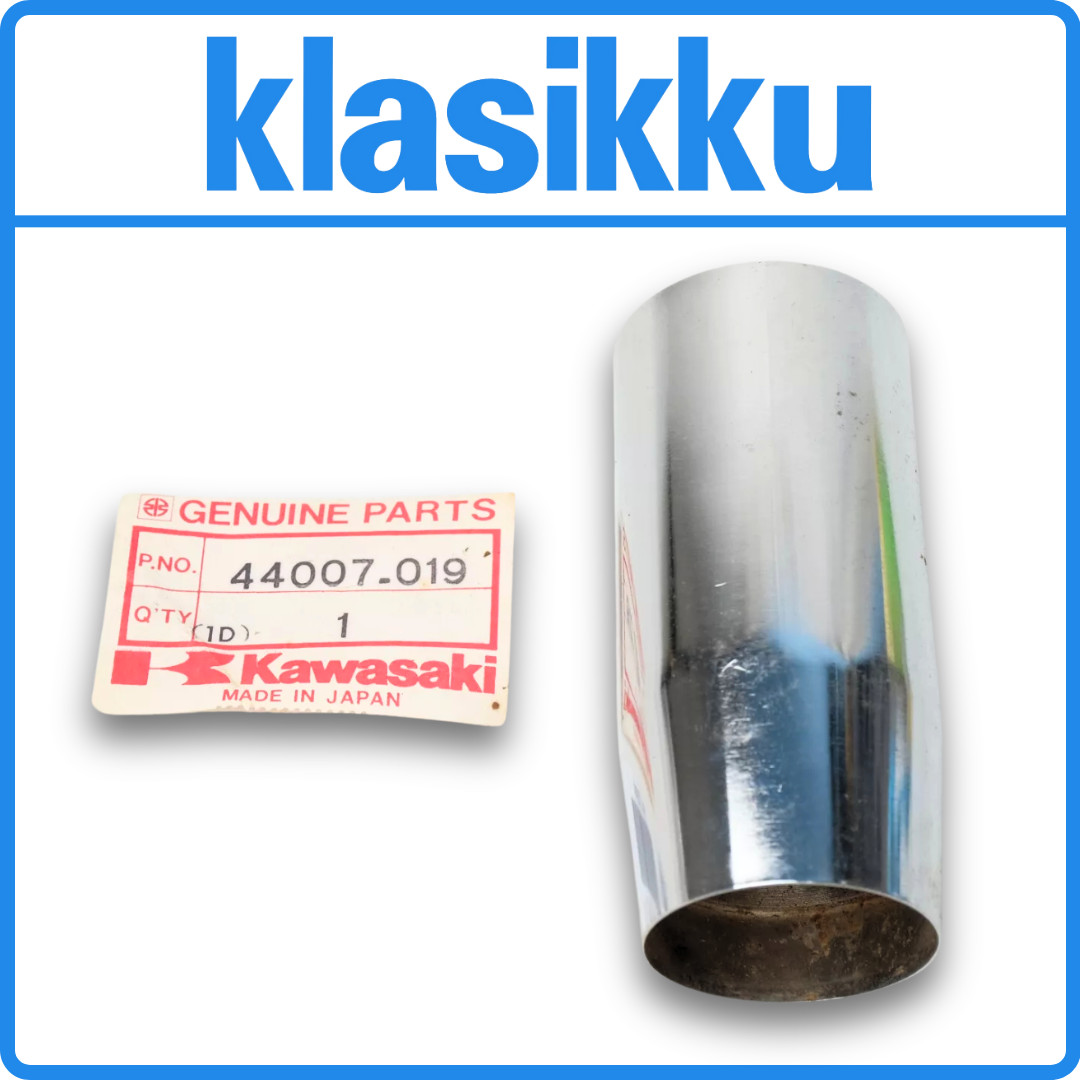 マイ Kawasaki G7 KH100 Front Fork Outer Tube Nut NOS Genuine