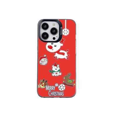 New Hot Christmas Tree Elk Gift Back Case For Huawei Honor Xiaomi Phone Cover