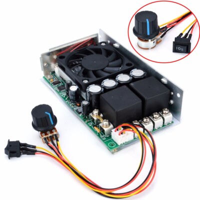 DC Motor Engine Speed Controller PWM Control Motor Speed Regulator 10-50V 100A