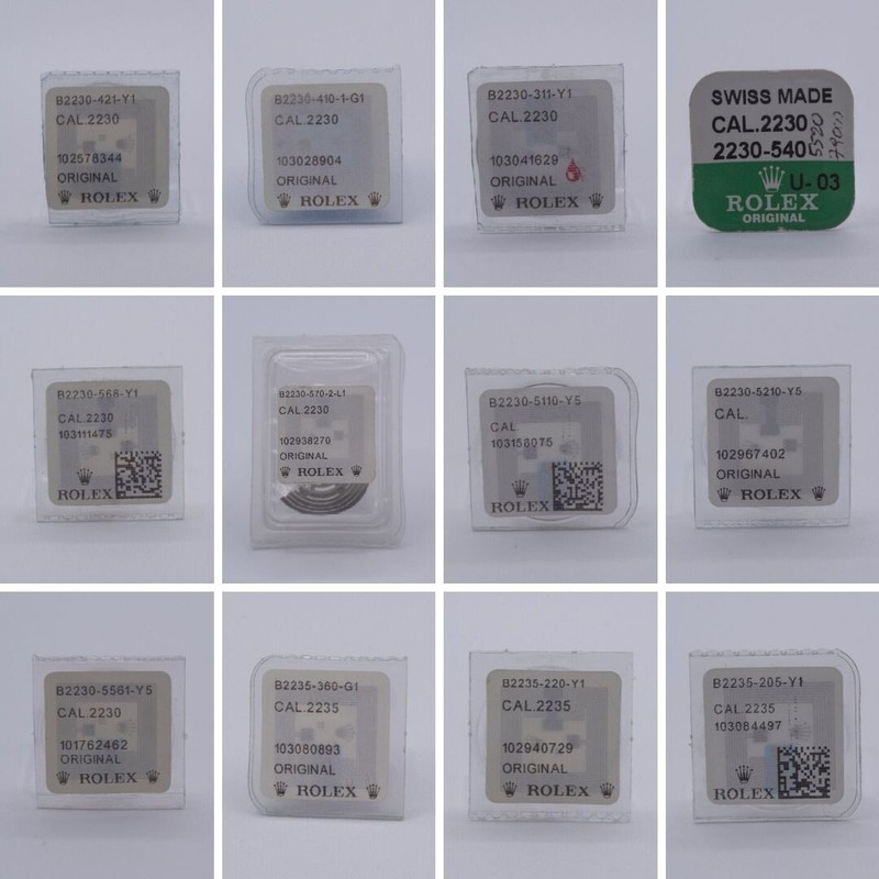 Rolex Oyster Perpetual Datejust Yacht Master 2230 2235 Rechange Montre Parts