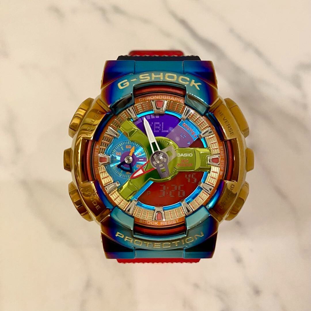 CASIO G-SHOCK GM-110RB-2AJF　レインボーメタル Casio Rainbow G-Shock Metal Covered GM-110RB-2AJF Men's
