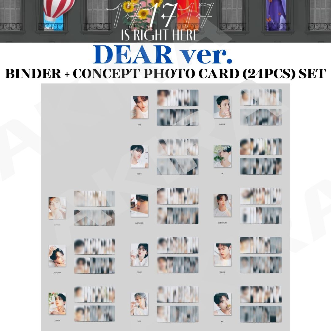 SEVENTEEN BEST ALBUM 17 IS RIGHT HERE DEAR ver. BINDER + SET