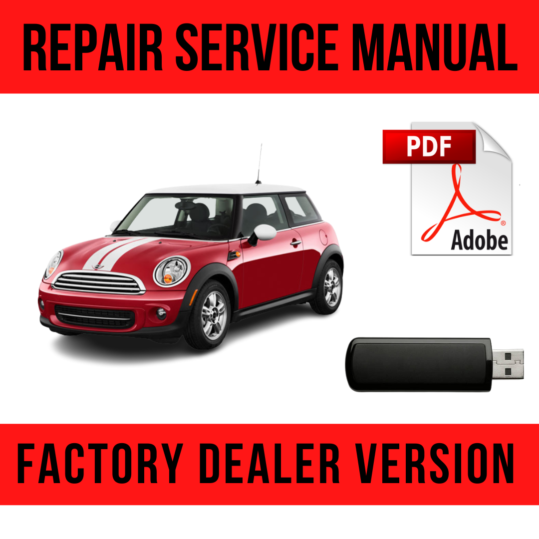 アクセサリー MINI Cooper Service Manual 2007-2011 Mini Cooper + Cooper S 2007-2011 Factory Repair Manual USB