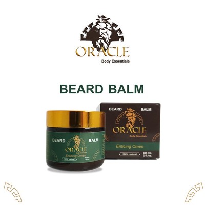 Oracle Body Essentials Beard Balm Enticing Omen scent 2oz/60ml 100% natural