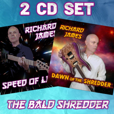 Richard James (The Bald Shredder) Dawn of the Shredder + Speed of Light 2 CDs 