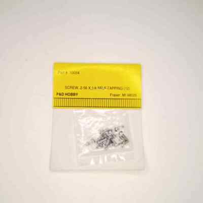 P&D Hobby Brand O Scale Detailing Parts: Self Tapping Round-Head Screws 2-56 ...