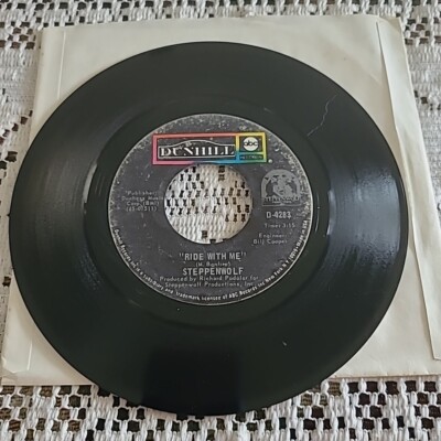 Steppenwolf 45 RPM - Ride With Me / For Madmen Only - ABC Dunhill D-4283.  1971