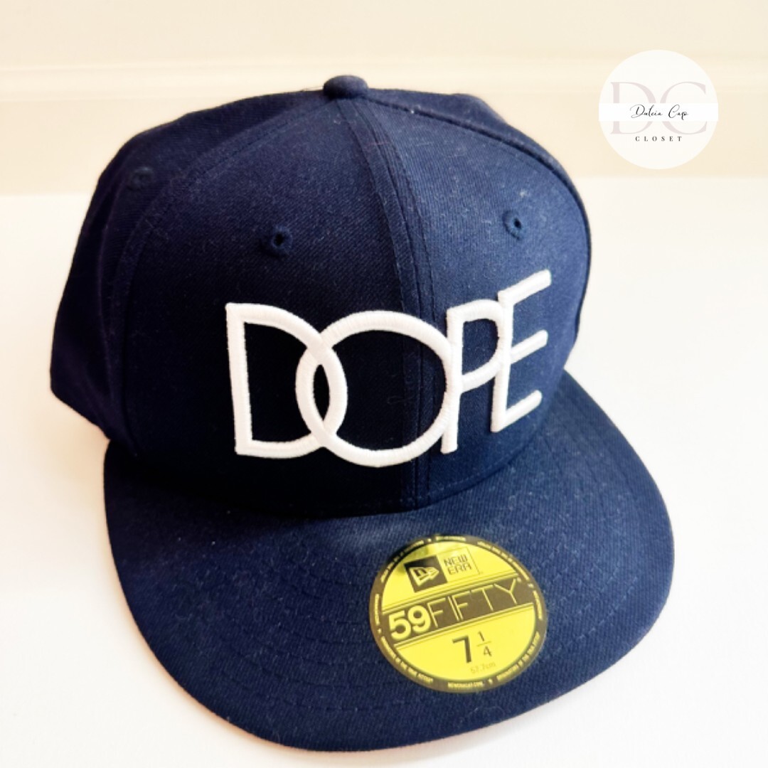 DOPE 24K DOPE x New Era 59FIFTY Fitted Cap | Black w/White