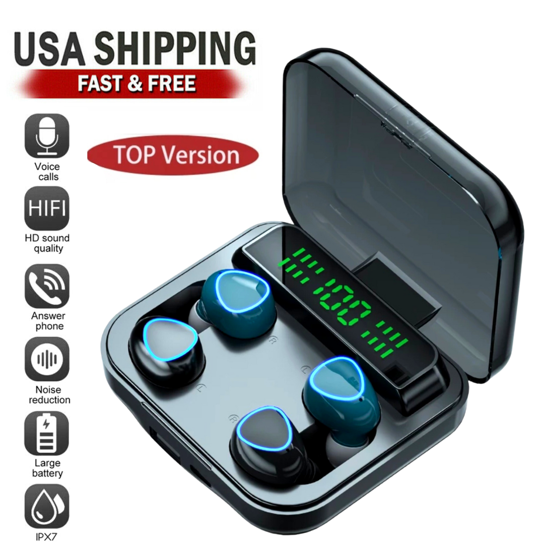 Couple Headphones Bluetooth Earbuds Wireless Earphone WaterProof For Any Phone eBay
