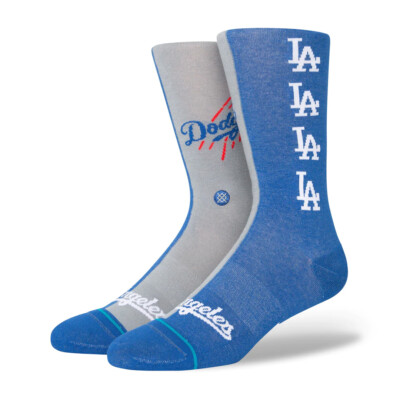 

Классические носки с круглым вырезом Stance Dodgers Split (королевский) Носки с графическим принтом, Royal