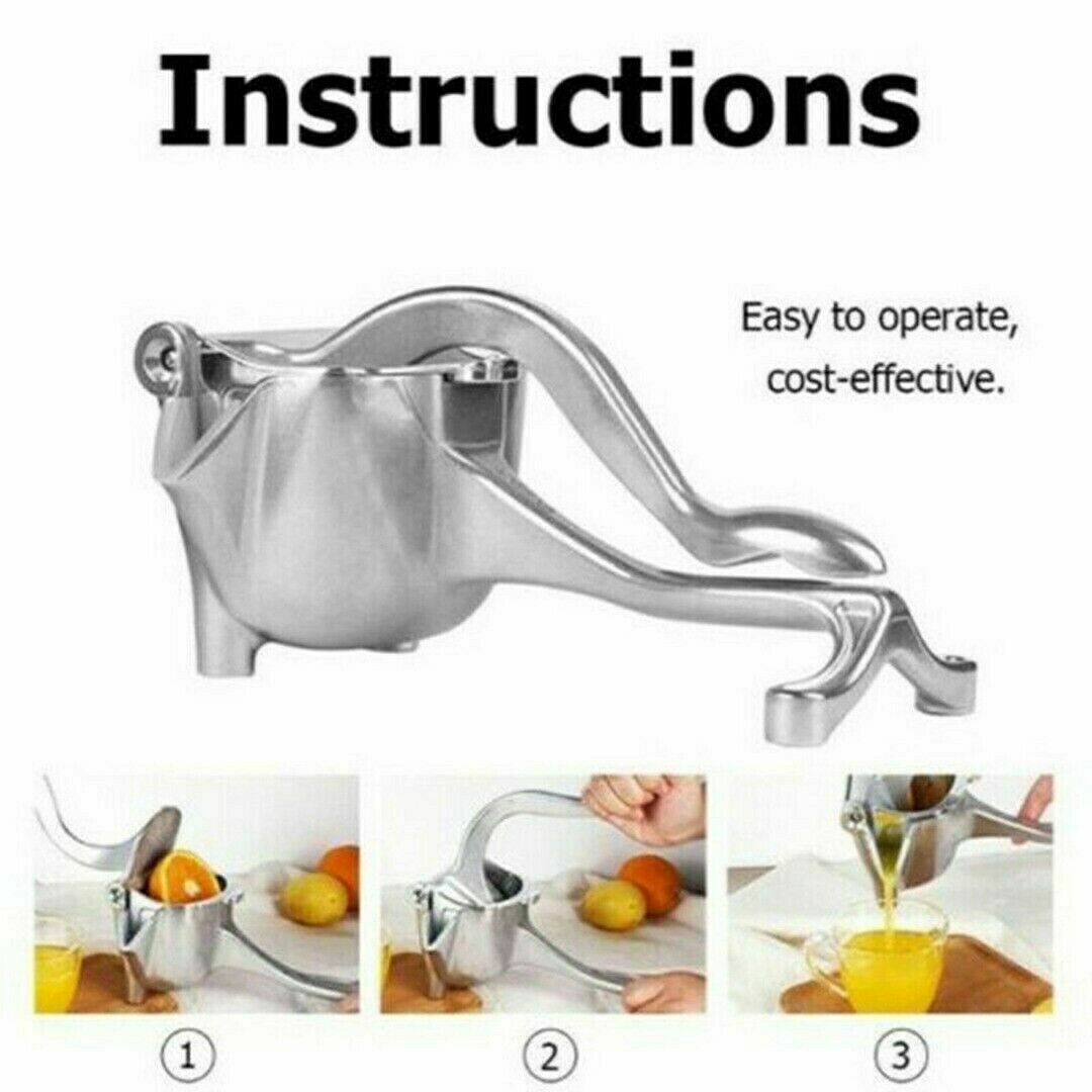 Stainless steel Manual Juicer Hand Lemon Juice Squeezer Fruit Press Extractor