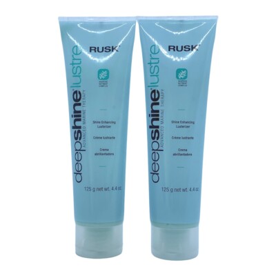 Rusk Deepshine Lustre Shine Enhancing Lusterizer 4.4 Oz (Pack of 2)