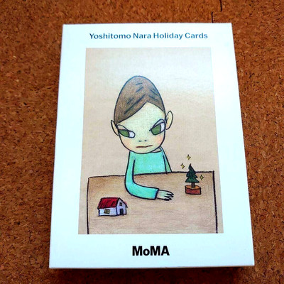 Yoshitomo Nara Untitled 2007 Holiday Greeting  Cards  Set of 12 MoMA from Japan