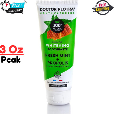 Dr Plotkas Fluoride Free Whitening Toothpaste by Mouthwatchers - 3 Oz. Tube