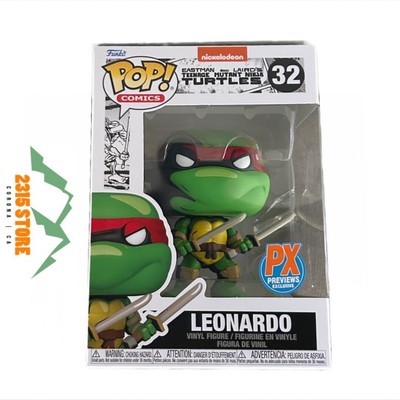 Funko Comics Teenage Mutant Ninja Turtles Leonardo PX Vinyl Figures Nickelodeon
