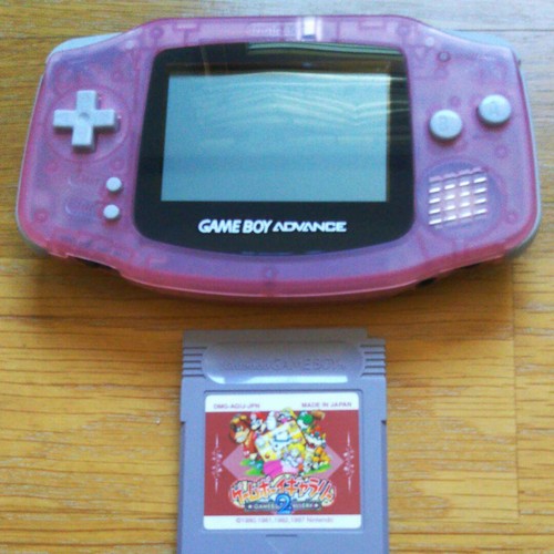 ゲームボーイアドバンス(GBA、GAME BOY ADVANCE) ピンク 本体 Nintendo Game Boy Advance GBA Milky Pink Handheld Console