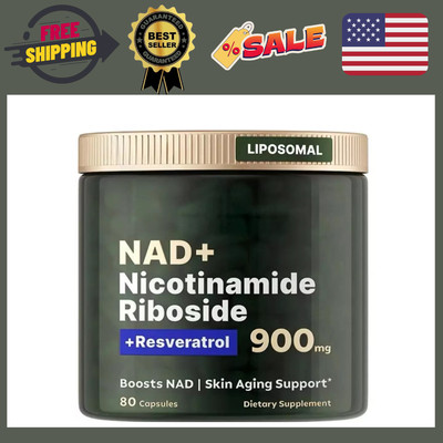Supplement - Liposomal Nicotinamide Riboside Resveratrol Quercetin Organic NAD+
