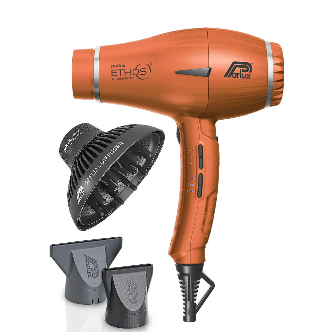 Parlux Ethos Air Ionizer Tech Professional Hair Dryer | Copper