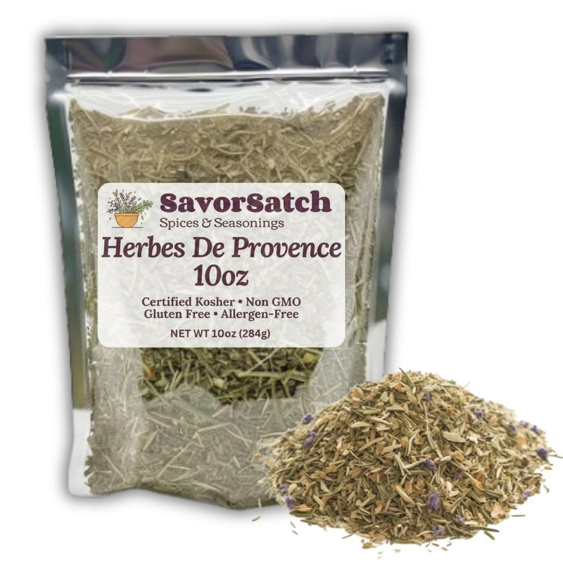 Savorsatch Herbs of Provence Herbes De Provence - 10Oz Resealable Pouch, Fresh a
