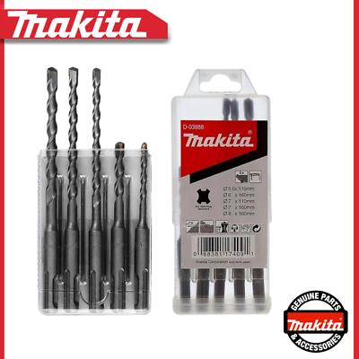 Makita SDS-PLUS Drill Bit Set D-03888 5 Piece