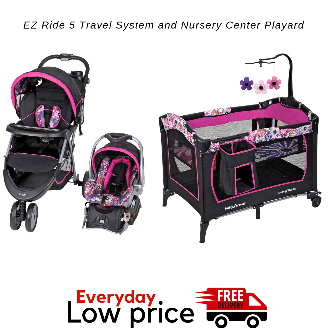 baby trend baby stroller ez ride 5 travel system car seat infant
