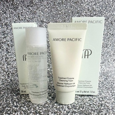 Amore Pacific Enzyme Foam Facial Cleanser & Treatment Cleansing Oil Amorepacific