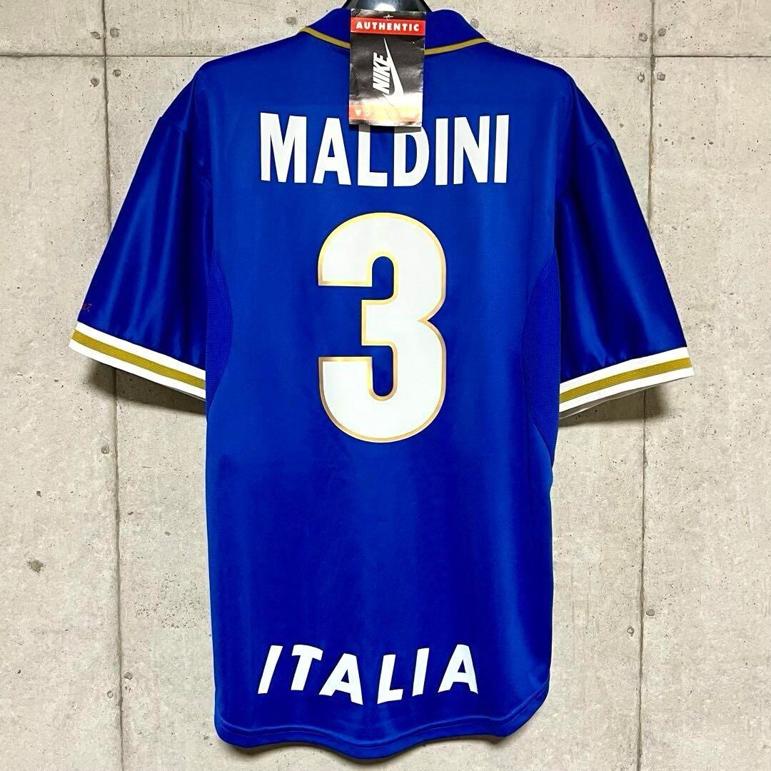 新品/タグ付き】EURO1996 イタリア代表 ♯3マルディーニ 【Lサイズ】